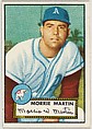 Card Number 131, Morrie Martin, Philadelphia Athletics, from the Topps Baseball series (R414-6) issued by Topps Chewing Gum Company, Issued by Topps Chewing Gum Company (American, Brooklyn), Commercial color lithograph