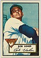 Card Number 157, Bob Usher, Chicago Bears, from the Topps Baseball series (R414-6) issued by Topps Chewing Gum Company, Issued by Topps Chewing Gum Company (American, Brooklyn), Commercial color lithograph