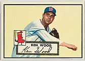 Card Number 139, Ken Wood, Boston Red Sox, from the Topps Baseball series (R414-6) issued by Topps Chewing Gum Company, Issued by Topps Chewing Gum Company (American, Brooklyn), Commercial color lithograph