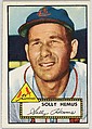 Card Number 196, Solly Hemus, St. Louis Cardinals, from the Topps Baseball series (R414-6) issued by Topps Chewing Gum Company, Issued by Topps Chewing Gum Company (American, Brooklyn), Commercial color lithograph