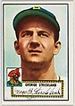 Card Number 197, George Strickland, Pittsburgh Pirates, from the Topps Baseball series (R414-6) issued by Topps Chewing Gum Company, Issued by Topps Chewing Gum Company (American, Brooklyn), Commercial color lithograph
