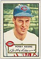 Card Number 249, Bobby Adams, Cincinnati Reds, from the Topps Baseball series (R414-6) issued by Topps Chewing Gum Company, Issued by Topps Chewing Gum Company (American, Brooklyn), Commercial color lithograph