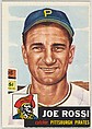 Card Number 74, Joe Rossi, Catcher, Pittsburgh Pirates, from the series Topps Dugout Quiz (R414-7), issued by Topps Chewing Gum Company, Issued by Topps Chewing Gum Company (American, Brooklyn), Commercial color lithograph