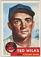 Card Number 101, Ted Wilks, Pitcher, Cleveland Indians, from the series Topps Dugout Quiz (R414-7), issued by Topps Chewing Gum Company, Issued by Topps Chewing Gum Company (American, Brooklyn), Commercial color lithograph