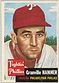 Card Number 146, Granville Hamner, Shortstop, Philadelphia Phillies, from the series Topps Dugout Quiz (R414-7), issued by Topps Chewing Gum Company, Issued by Topps Chewing Gum Company (American, Brooklyn), Commercial color lithograph