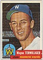 Card Number 159, Wayne Terwilliger, Infielder, Washington Senators, from the series Topps Dugout Quiz (R414-7), issued by Topps Chewing Gum Company, Issued by Topps Chewing Gum Company (American, Brooklyn), Commercial color lithograph