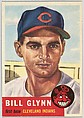 Card Number 171, Bill Glynn, First Base, Cleveland Indians, from the series Topps Dugout Quiz (R414-7), issued by Topps Chewing Gum Company, Issued by Topps Chewing Gum Company (American, Brooklyn), Commercial color lithograph