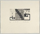 5.16.87, Frank Lobdell  American, Hardground etching; 4/35