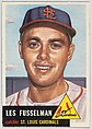 Card Number 218, Les Fusselman, Catcher, St. Louis Cardinals, from the series Topps Dugout Quiz (R414-7), issued by Topps Chewing Gum Company, Issued by Topps Chewing Gum Company (American, Brooklyn), Commercial color lithograph