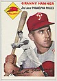 Card Number 24, Granny Hamner, Second Base, Philadelphia Phillies, from 