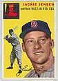 Card Number 80, Jackie Jensen, Outfield, Boston Red Sox, from 