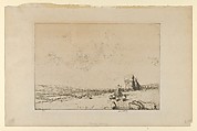 Surrey Downs, James McBey  British, Etching