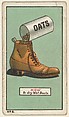 How to Dry Wet Boots, No. 8, bakery insert card from the How To Do It series (D45), issued by the Welle-Boettler Bakery Company, Issued by Welle-Boettler Bakery Company, Commercial color lithograph