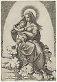 Madonna and Child, Marcantonio Raimondi Italian, Engraving