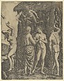 Christ in Limbo with Adam and Eve, Marcantonio Raimondi  Italian, Engraving