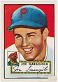 Card Number 227, Joe Garagiola, Pittsburgh Pirates, from the Topps Baseball series (R414-6) issued by Topps Chewing Gum Company, Issued by Topps Chewing Gum Company (American, Brooklyn), Commercial color lithograph