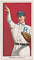Marshall, Brooklyn, National League, from the White Border series (T206) for the American Tobacco Company, Issued by American Tobacco Company, Commercial lithograph