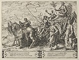 The Triumph of Peace, from The Cycle of the Vicissitudes of Human Affairs, plate 8, Cornelis Cort  Netherlandish, Engraving; first state of three (New Hollstein)