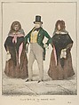 Vive la France, "French" Style in Broadway, Alfred E. Baker American, Lithograph, hand colored