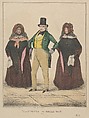 Vive la France, "French" Style in Broadway, Alfred E. Baker American, Lithograph, hand colored