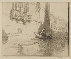 The Passing Gondola, James McBey  British, Etching