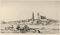 Gerona, James McBey British, Etching