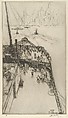 Approaching New York, No. 2, James McBey  British, Etching