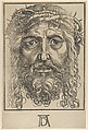 The Head of Christ Crowned with Thorns, Sebald Beham  German, Woodcut