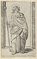 Saint Matthias, from "Piccoli Santi" (Small Saints), Marcantonio Raimondi Italian, Engraving