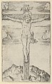 Christ on the Cross, from "Piccoli Santi" (Small Saints), Marcantonio Raimondi  Italian, Engraving