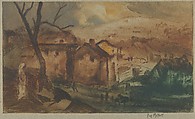 Jersey Hills, George Overbury "Pop" Hart American, Color drypoint and sandpaper with aquatint