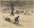 Winter in Coytesville (Farm Tree in Coytesville), George Overbury "Pop" Hart American, Lithograph