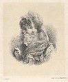 Portrait of Mademoiselle de Pavant, Jean-Baptiste Isabey  French, Lithograph; only state