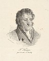 Portrait of F. Thomas, Jean-Baptiste Isabey French, Lithograph; only state