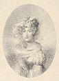 Portrait of Madame Ditte-Harmite, Jean-Baptiste Isabey  French, Lithograph; only state