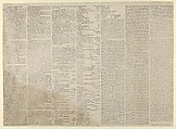 Newspaper article accompanying print in The Sun, Awful Conflagration of the Steam Boat Lexington in Long Island Sound on Monday Eve, January 13th, 1840, by which melancholy occurrence, over 100 Persons Perished, William Keesey Hewitt American, Hand-colored lithograph