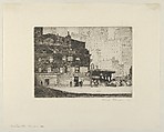 Coenties Slip, N. Y., Albert E. Flanagan American, Etching