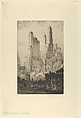 57th Street Group–Towers of Manhattan, Albert E. Flanagan American, Etching and drypoint