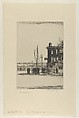 Old New York, Albert E. Flanagan American, Etching