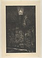 Night, N. Y., Albert E. Flanagan American, Etching