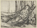 The Madonna nursing the Christ Child at the foot of a tree, Jacopo de' Barbari Italian, Engraving with drypoint