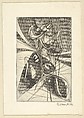 Greeting Card for 1946–47, Stanley William Hayter British, Engraving, soft-ground etching and scorper