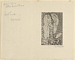Greeting Card for 1943–44, Stanley William Hayter British, Engraving and soft-ground etching