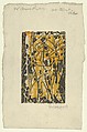 Greeting Card for 1951–52, Stanley William Hayter British, Engraving and etching, color