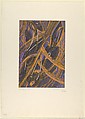 Feu Sous l'eau, Stanley William Hayter  British, Engraving, soft-ground etching and scorper, color