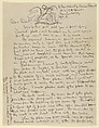 Letter to Robert Lewis Isaacson 1st page, discussing Combat (1936), Stanley William Hayter  British, Pen and ink
