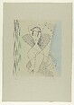 Standing Nude, Man Ray  American, Etching