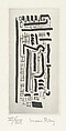 Electricisme, Man Ray  American, Aquatint