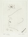 Isidore Ducasse, Man Ray  American, Etching