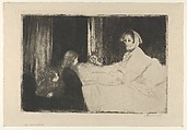 The Sick Mother, Paul-Albert Besnard  French, Etching and drypoint; sixth state of six